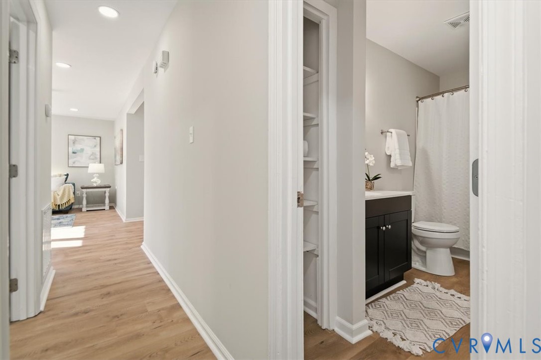 5712 Retriever Road Richmond, VA 23237 - Photo 25 of 40 Full bath featuring vanity, light wood-style floor