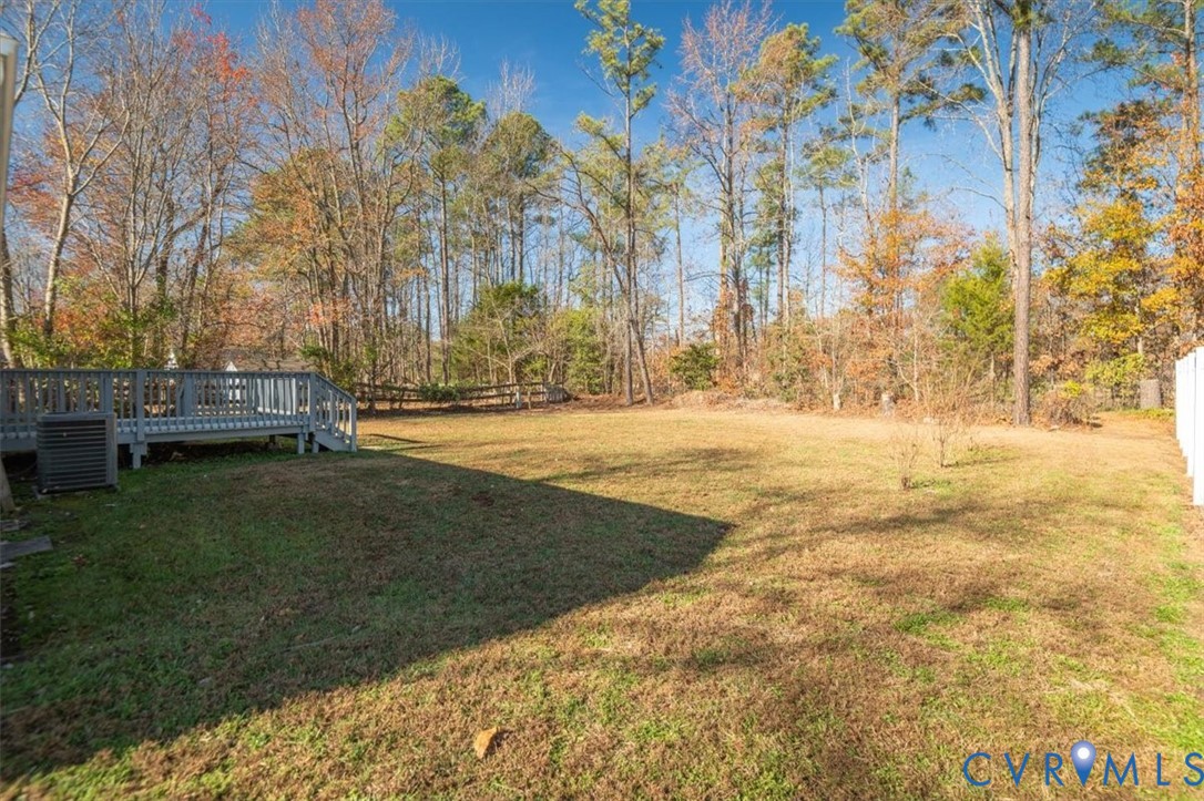 5712 Retriever Road Richmond, VA 23237 - Photo 38 of 40 View of yard featuring a wooden deck