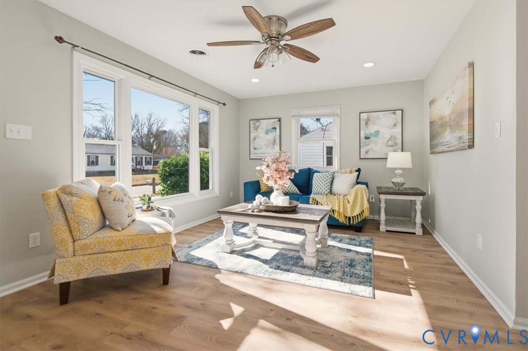 5712 Retriever Road Richmond, VA 23237 - Photo 6 of 40 Sitting room with wood finished floors, a ceiling