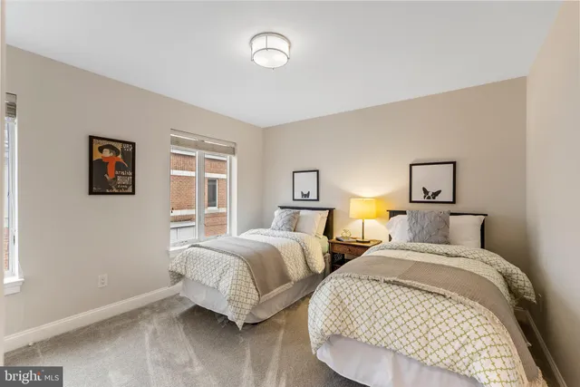 a view of city and patio