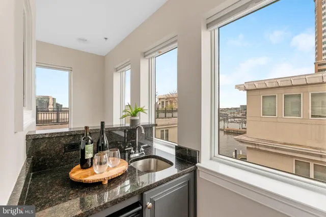 a multi story building with a outdoor view