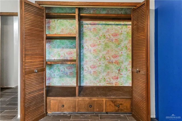 a view of a door front of a house