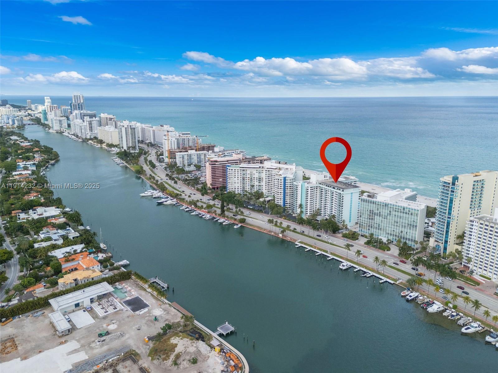 5101 Collins Avenue, Unit 12U Miami Beach, FL 33140 - Photo 26 of 26 a view of city and a lake