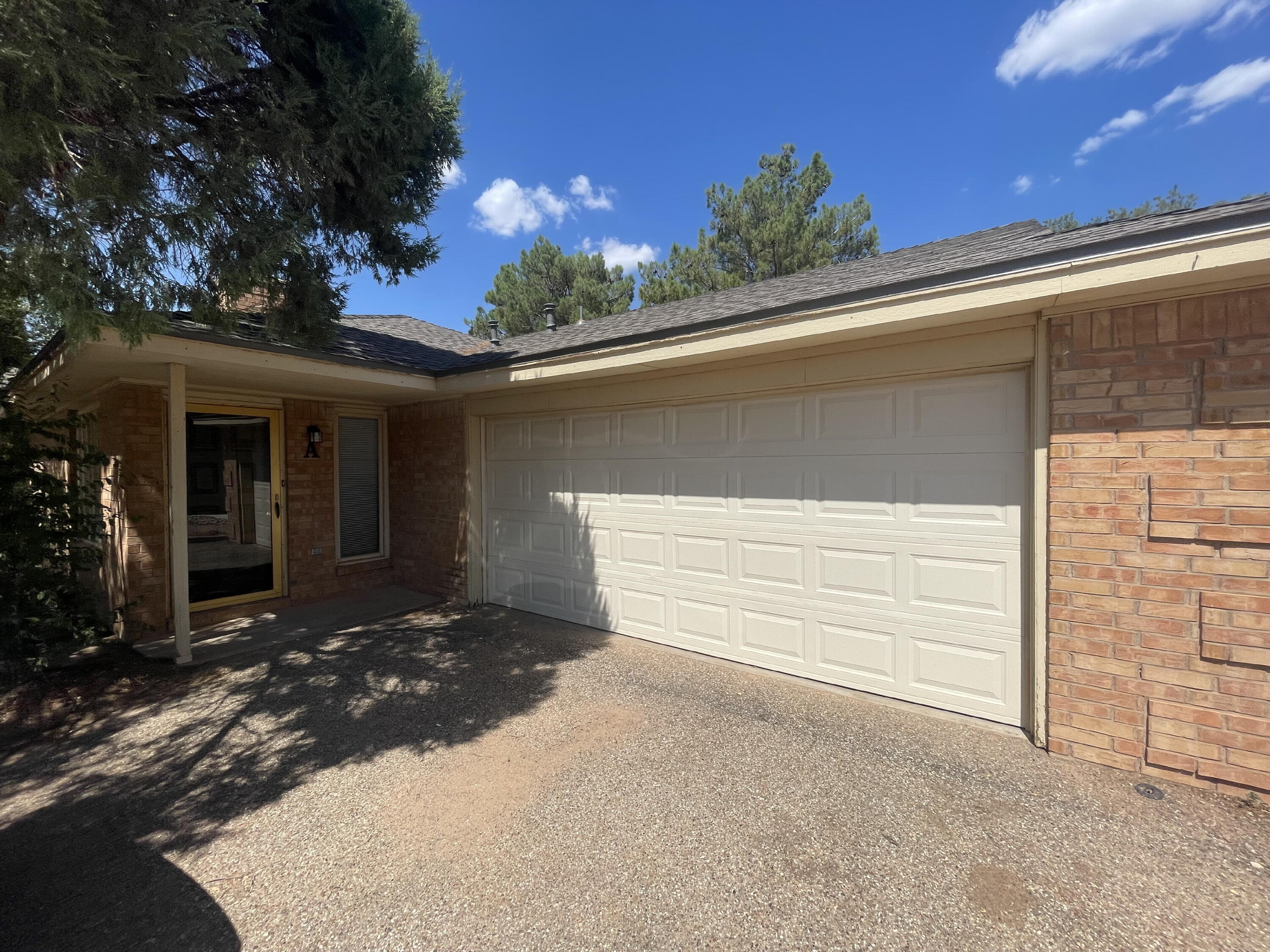a view of a house with a outdoor space