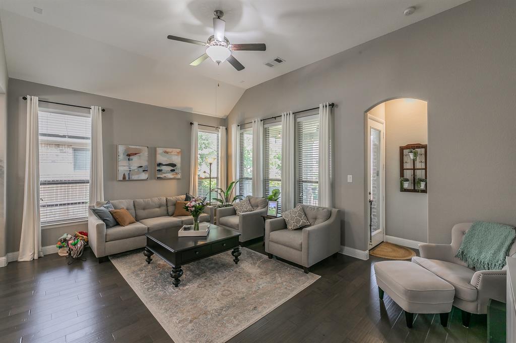 14804 Cedar Flat Way Fort Worth, TX 76262 - Photo 11 of 35 a living room with furniture and a large window