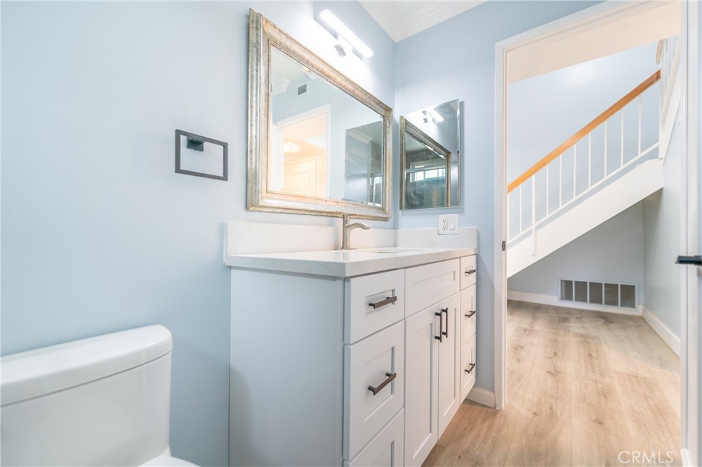 31 Carson Irvine, CA 92620 - Photo 21 of 50 a bathroom with a sink and a mirror
