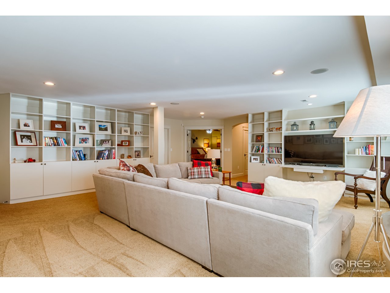 1412 North Street Boulder, CO 80304 - Photo 28 of 39 a living room with furniture and a flat screen tv