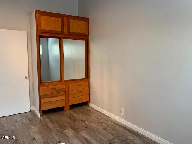 a view of closet area