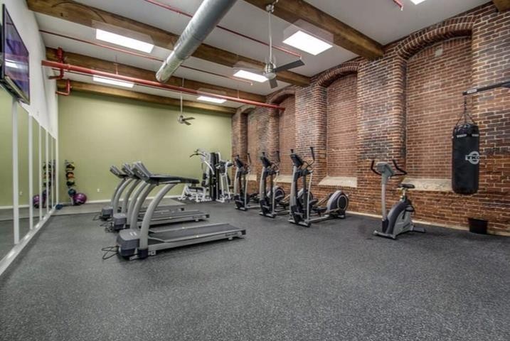 1350 Rosa L Parks Boulevard, Unit 347 Nashville, TN 37208 - Photo 20 of 27 a view of gym