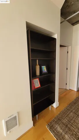 a very nice looking room with a wooden floor