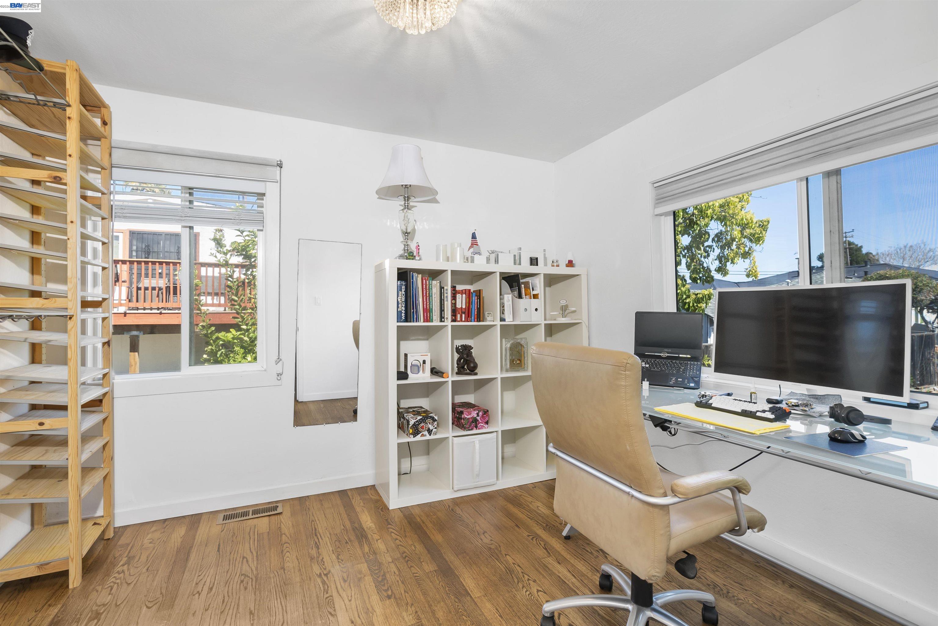 24849 2nd Street Hayward, CA 94541 - Photo 20 of 24 a view of a workspace with furniture and a window