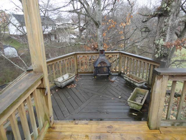 1052 Shadowbrook Drive Greenbrier, TN 37073 - Photo 14 of 20 We'll call this an open "gazebo". One of the 2 levels of the deck. The wood buring chimney remains, the planters are negotiable.