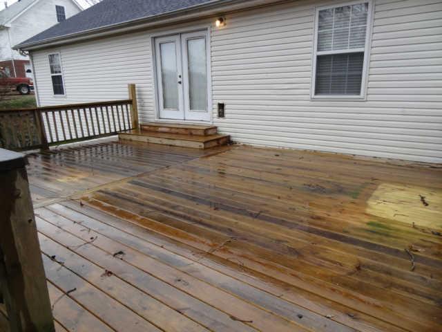 1052 Shadowbrook Drive Greenbrier, TN 37073 - Photo 15 of 20 Large deck off the living room. It has been refurbished, with most of the wood replaced and new supports put in.