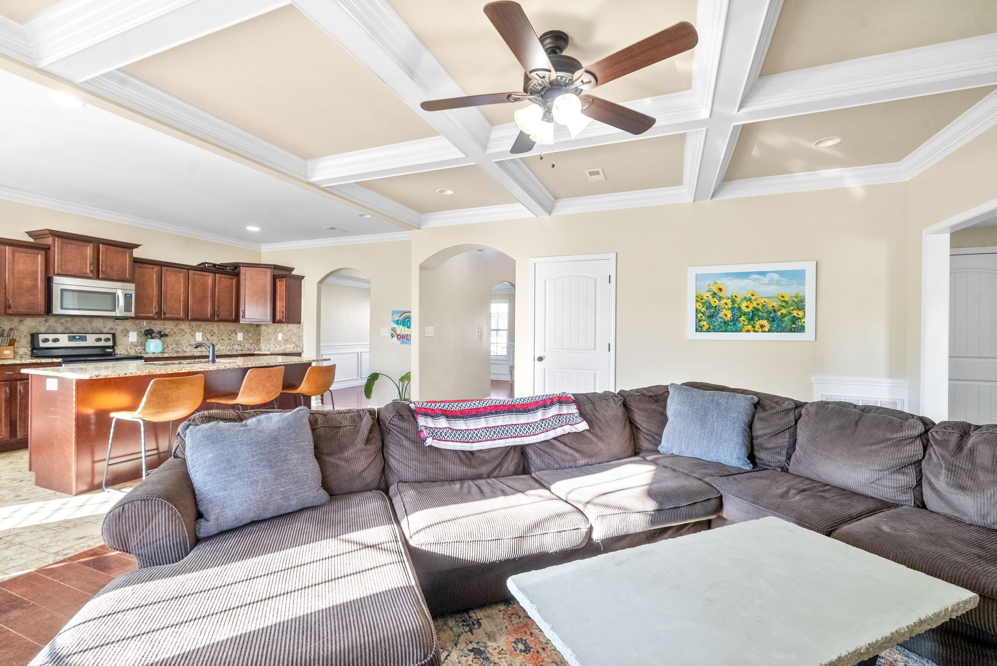 3349 Wiser Drive Clarksville, TN 37042 - Photo 12 of 40 a living room with furniture and a large window