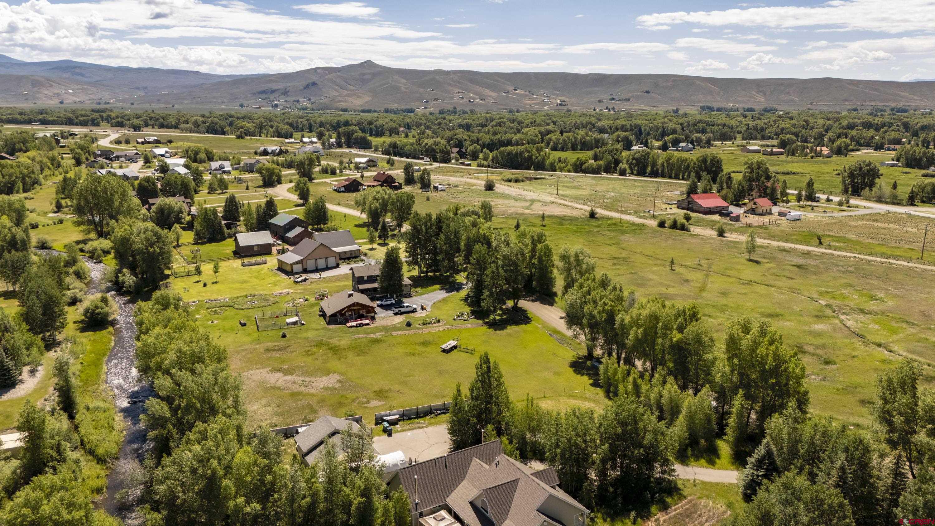 205 Spring Meadow Trail Gunnison, CO 81230 - Photo 27 of 34 a view of a city with mountains in the background