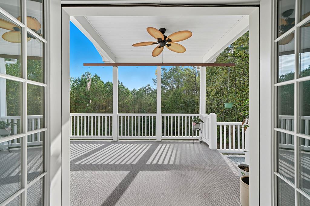 716 Old Pleasant Valley Road Talking Rock, GA 30175 - Photo 36 of 58 a view of a porch with a yard