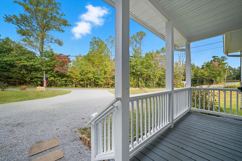 716 Old Pleasant Valley Road Talking Rock, GA 30175 - Photo 43 of 58 a view of a porch and garden