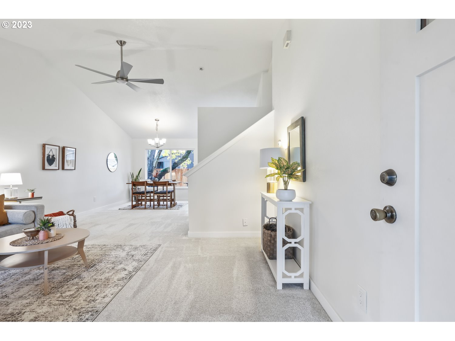 1203 Southeast Barnes Road Gresham, OR 97080 - Photo 3 of 43 a living room with furniture and a wooden floor