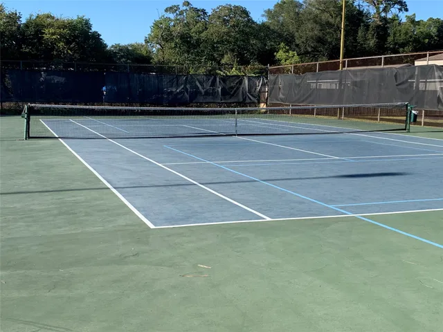 a view of tennis court