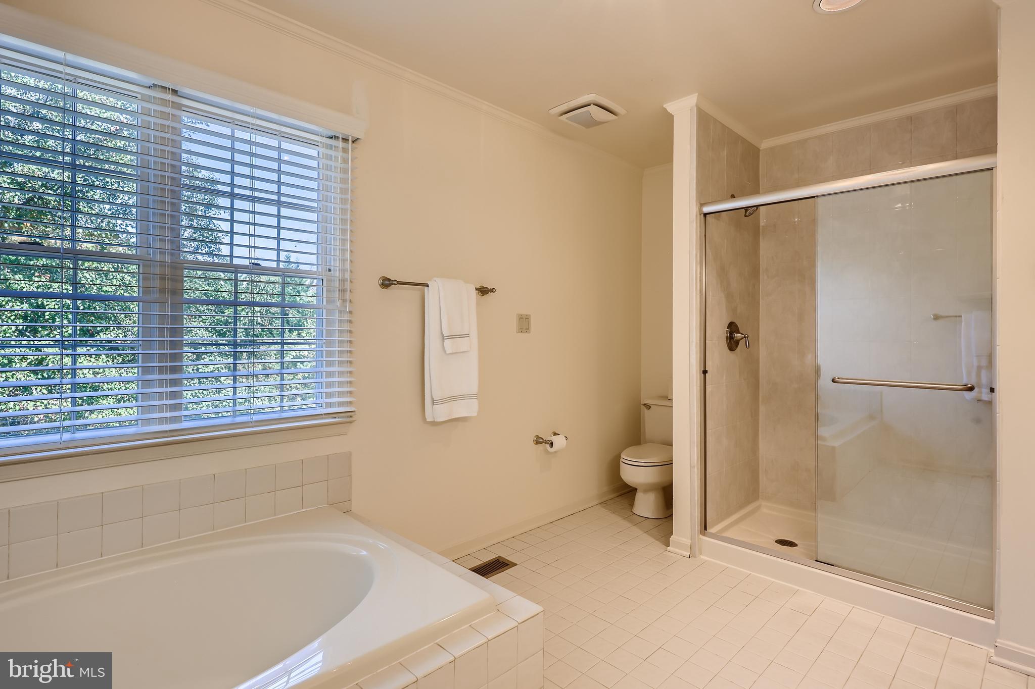 1308 Denby Road Towson, MD 21286 - Photo 22 of 35 Primary Bath with NEW shower stall