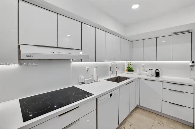 a view of a lake with a building in the background