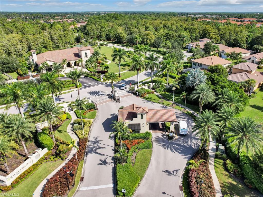 4383 Bismark Way Naples, FL 34119 - Photo 37 of 49 Aerial View of Community Gated Entrance
