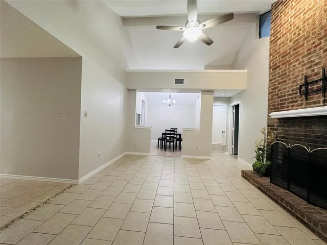 a view of a livingroom with a fireplace