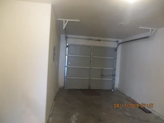 a room with storage and utility room