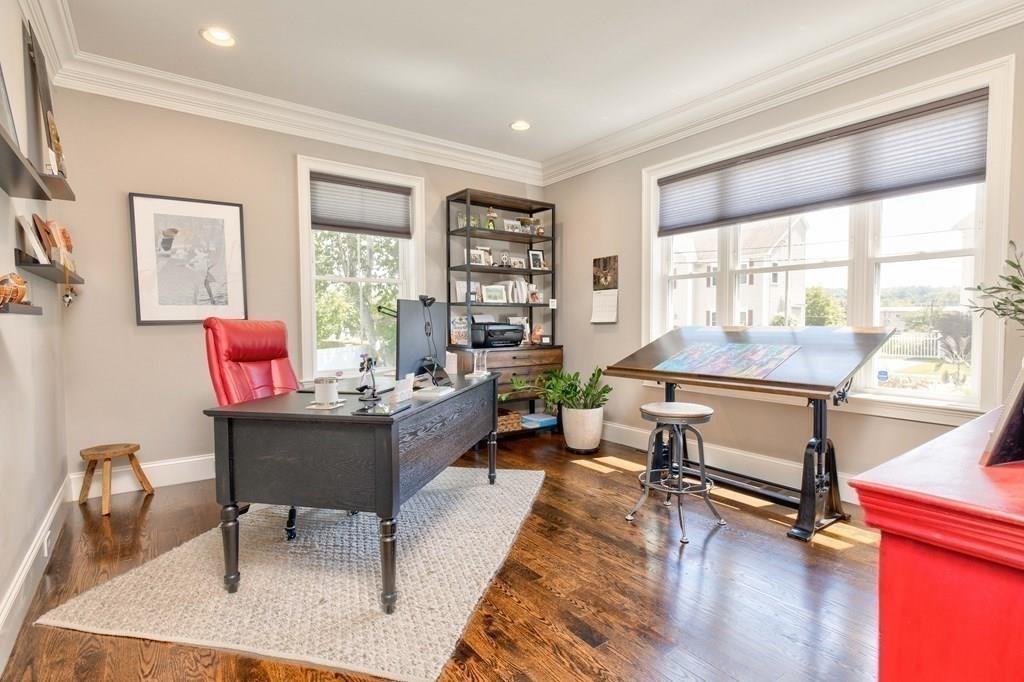 185 Cross Street Winchester, MA 01890 - Photo 4 of 41 a workspace with furniture window and outside view