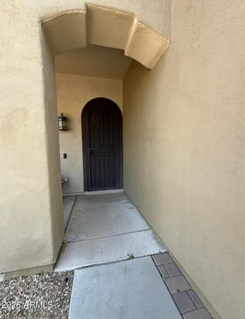 a view of entrance door of the house