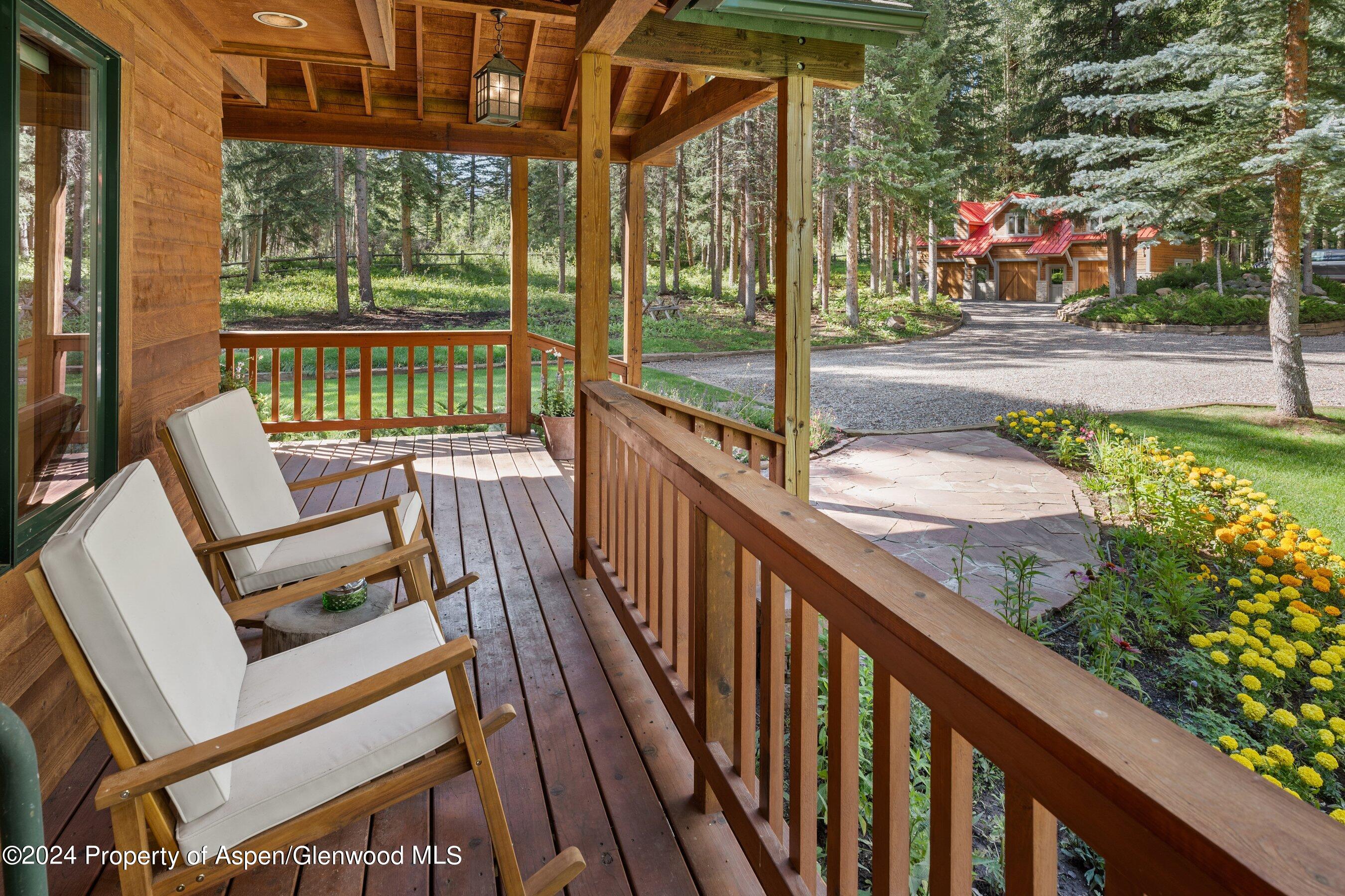 9676 Castle Creek Road Aspen, CO 81612 - Photo 3 of 24 New MLS Porch