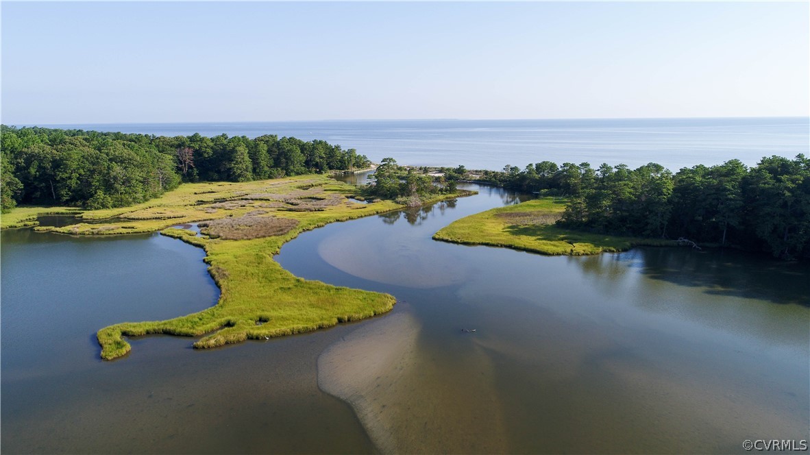 0 Vir-Mar Beach Road Heathsville, VA 22473 - Photo 4 of 21 an aerial view of a swimming pool with an outdoor space and seating area