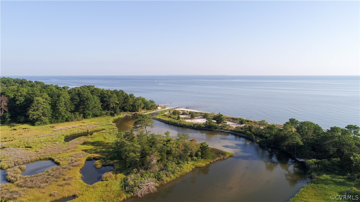 0 Vir-Mar Beach Road Heathsville, VA 22473 - Photo 8 of 21 an aerial view of a houses with ocean view