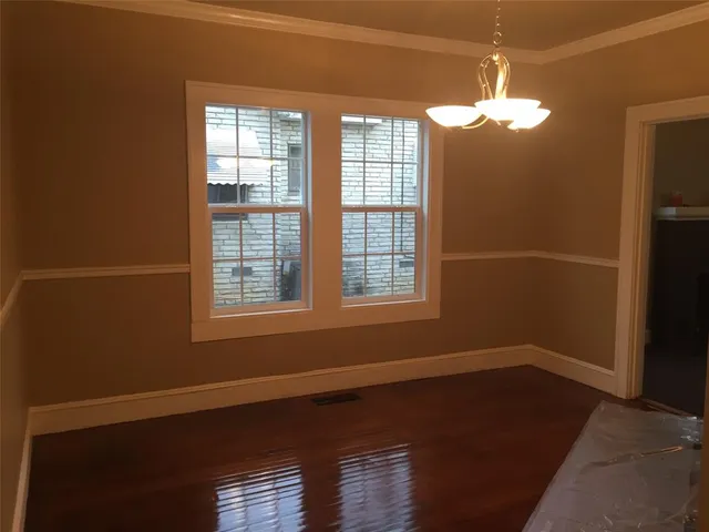 a view of livingroom with hardwood floor and window
