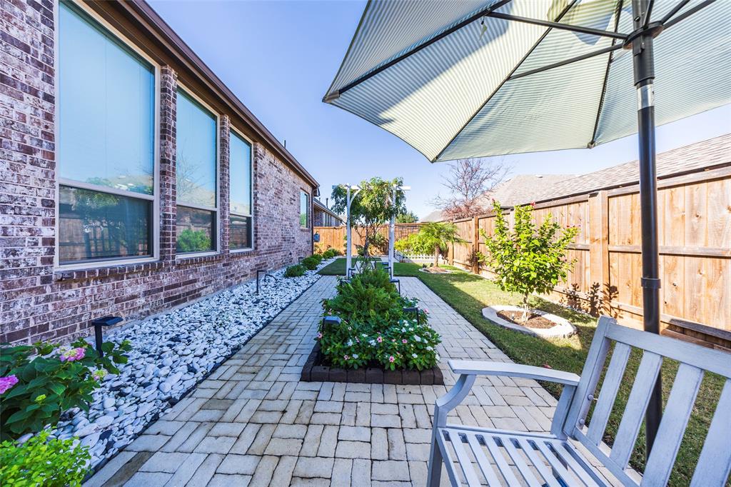 1650 Oakcrest Drive Prosper, TX 75078 - Photo 34 of 40 Fenced backyard with a patio area