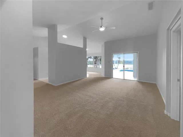 a view of kitchen and kitchen with sink