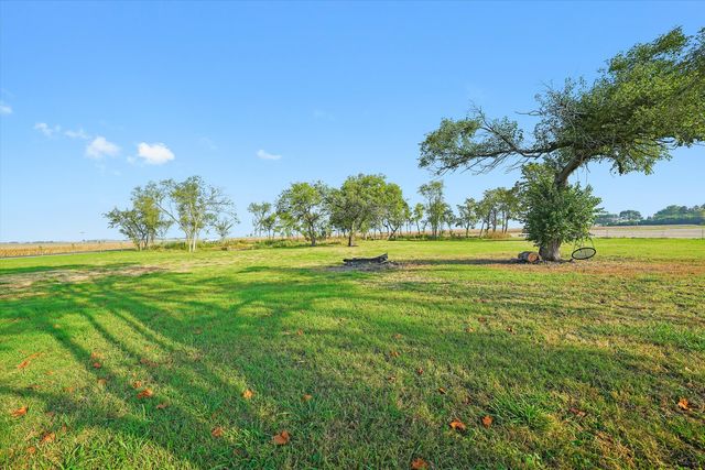 a view of a yard with a big yard