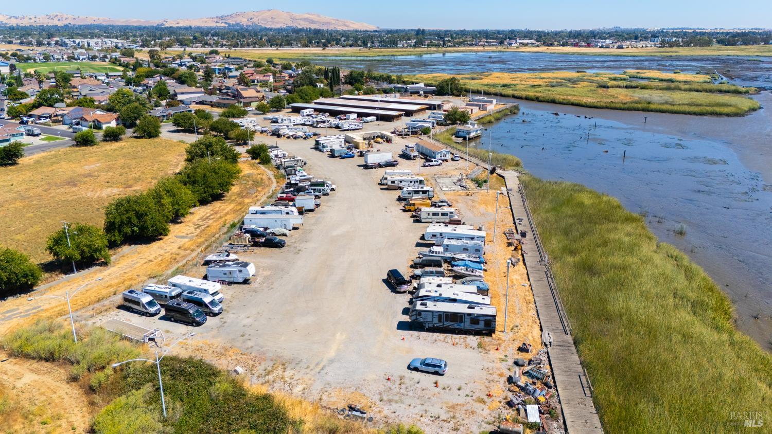 950 Marina Circle Suisun City, CA 94585 - Photo 16 of 47 an aerial view of a house with outdoor space swimming pool
