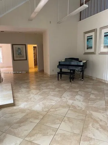 a room with furniture and windows