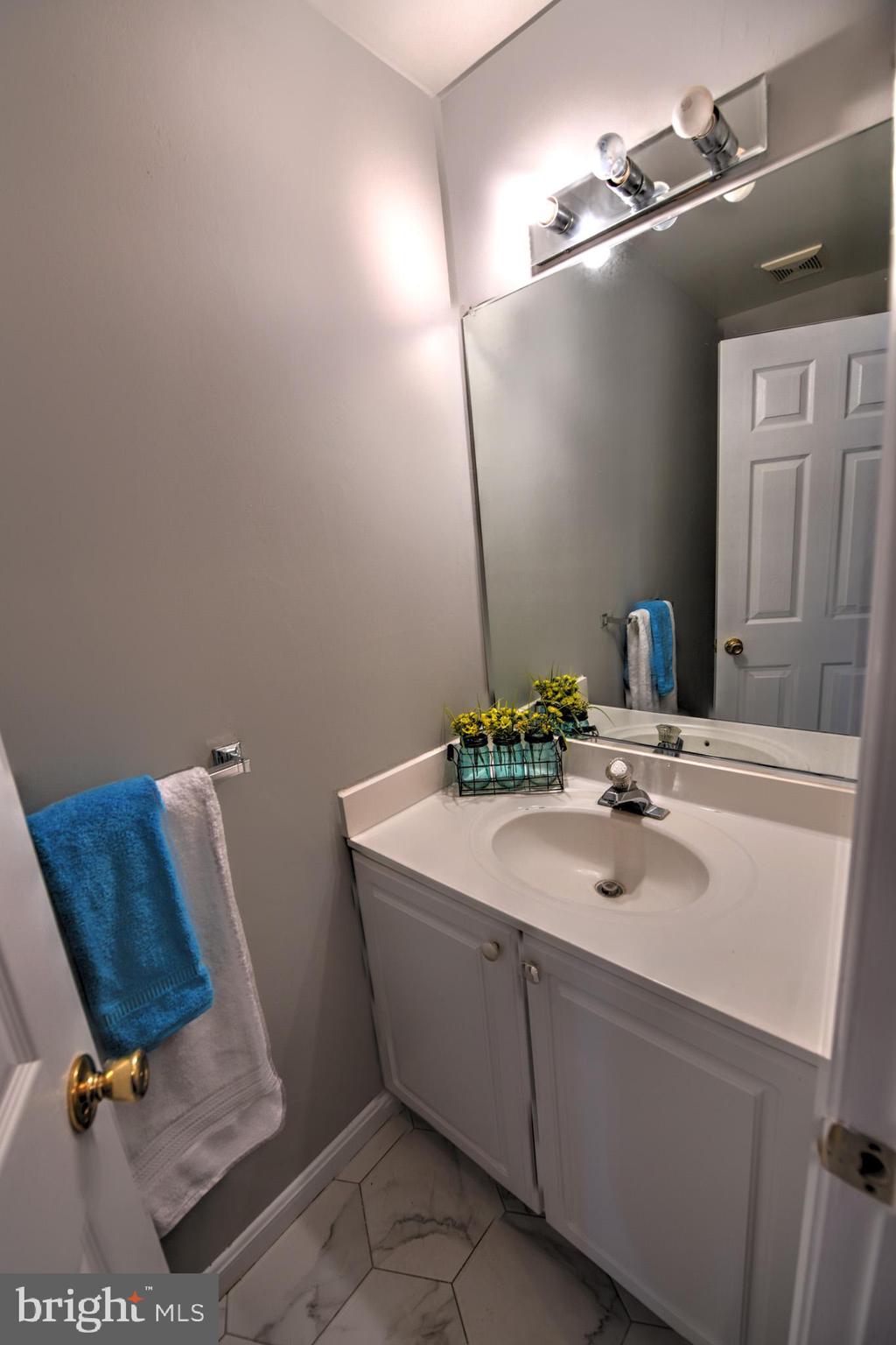 11489 Reed Circle Ridgely, MD 21660 - Photo 28 of 46 a bathroom with a sink and mirror
