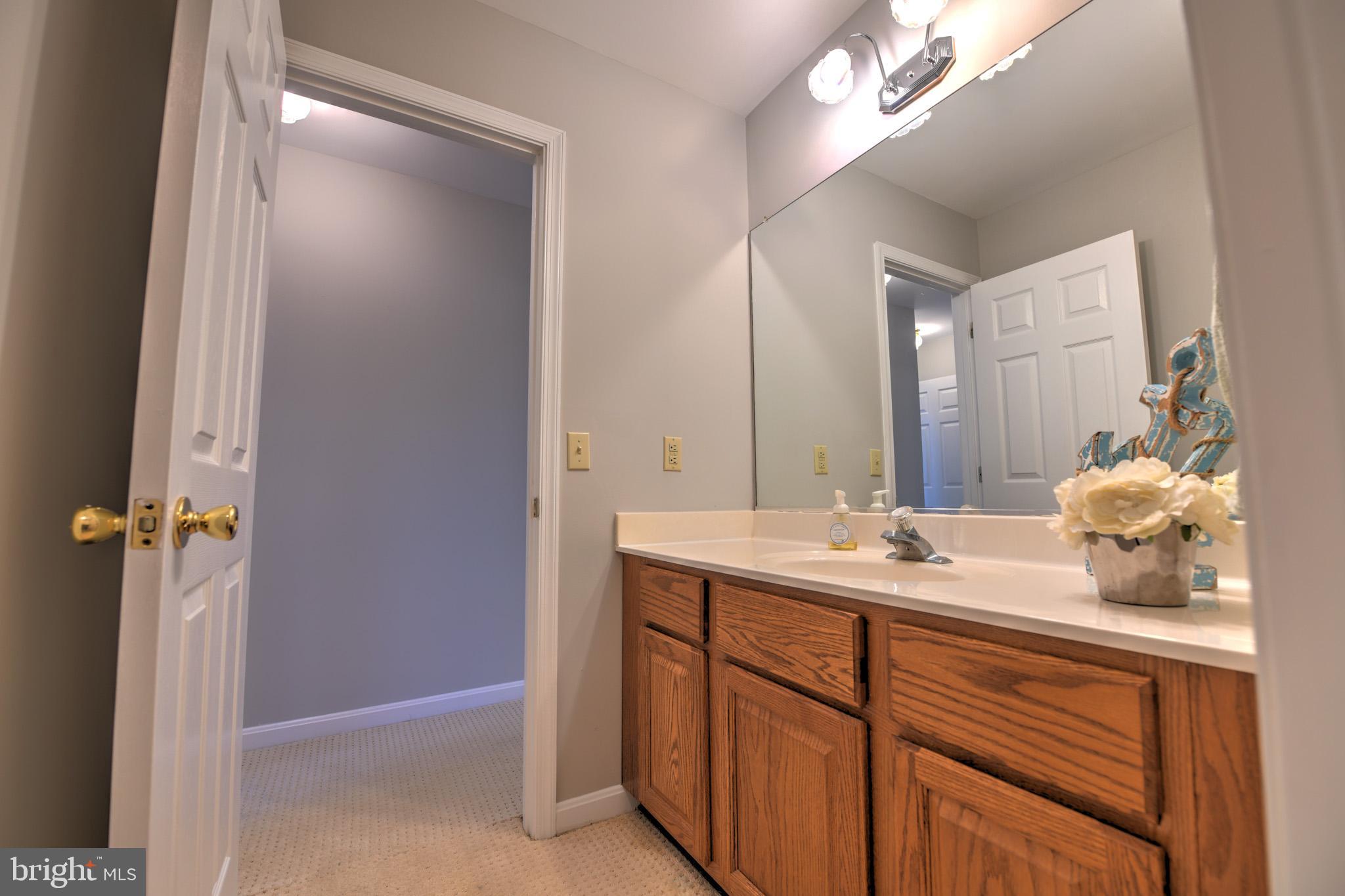 11489 Reed Circle Ridgely, MD 21660 - Photo 39 of 46 a bathroom with a sink and mirror