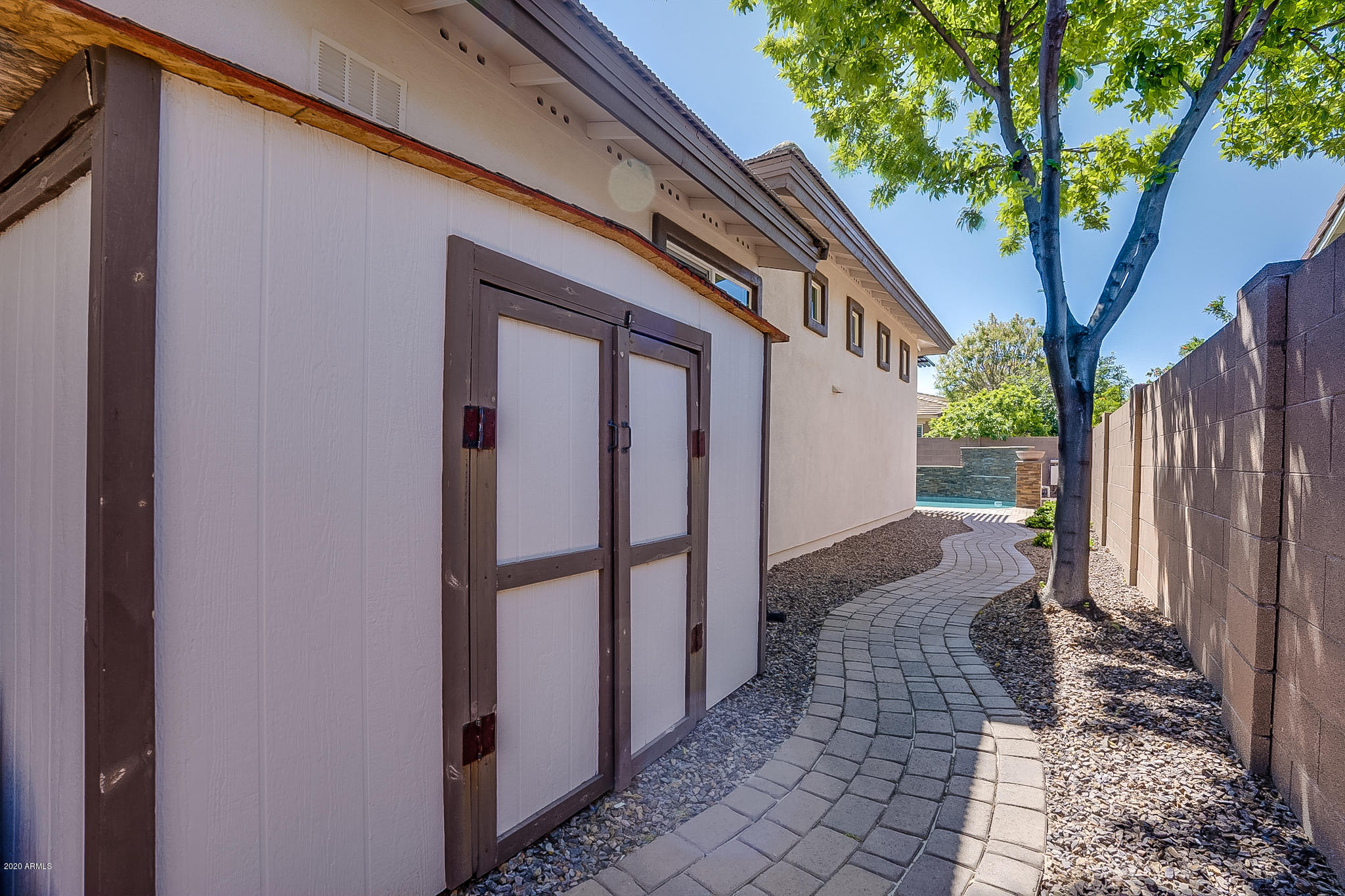 3779 East Morrison Ranch Parkway Gilbert, AZ 85296 - Photo 59 of 64 Backyard storage