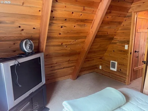 a view of backyard of a house