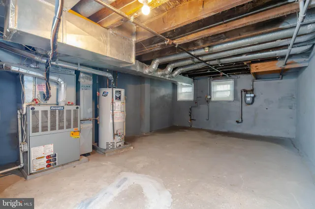 a view of a room with wooden walls