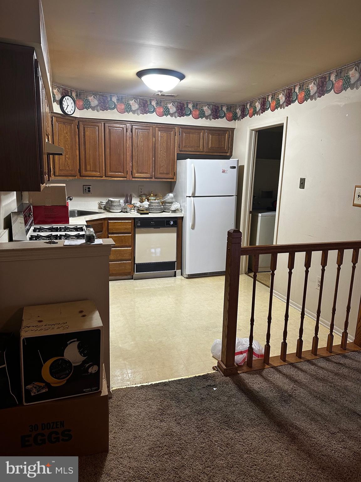 6 Kent Place Sewell, NJ 08080 - Photo 5 of 13 a kitchen with refrigerator and cabinets