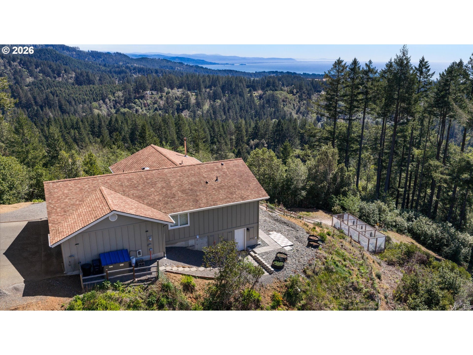 18484 Carpenterville Road Brookings, OR 97415 - Photo 36 of 48 Drone View/UAV