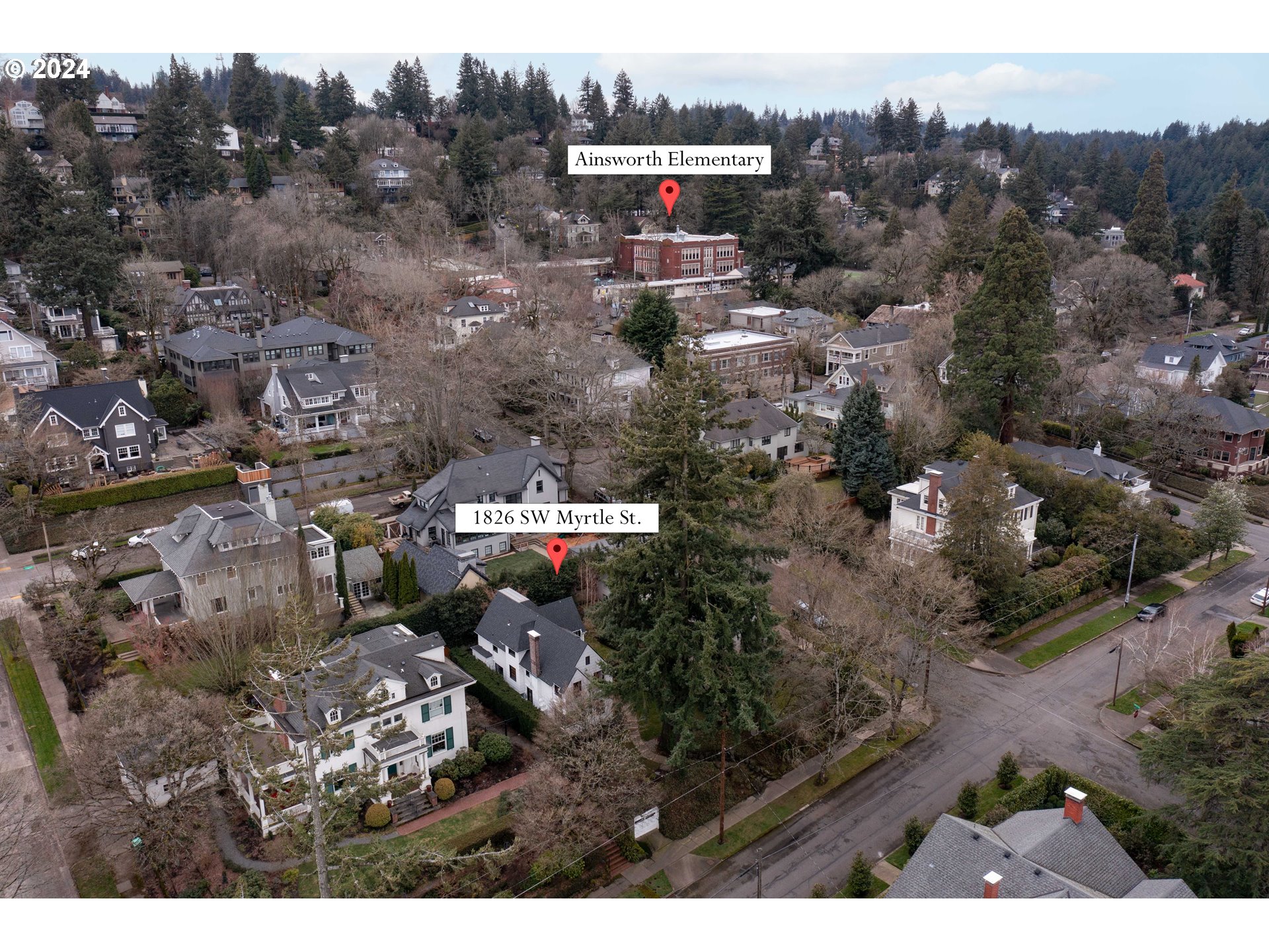 1826 Southwest Myrtle Street Portland, OR 97201 - Photo 41 of 42 Drone View/UAV