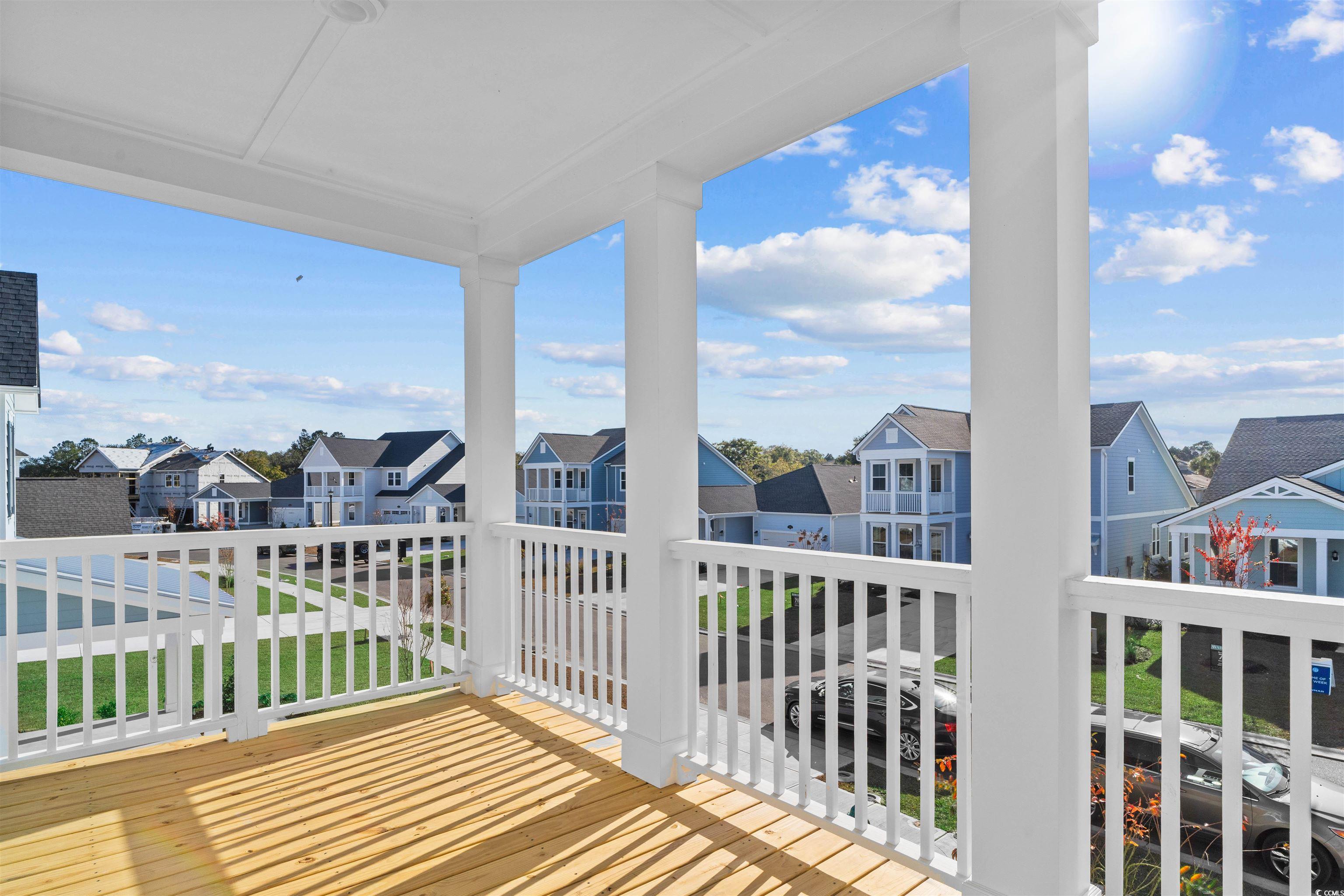 220 Atlantic Breeze Street Myrtle Beach, SC 29572 - Photo 13 of 38 Balcony featuring a residential view
