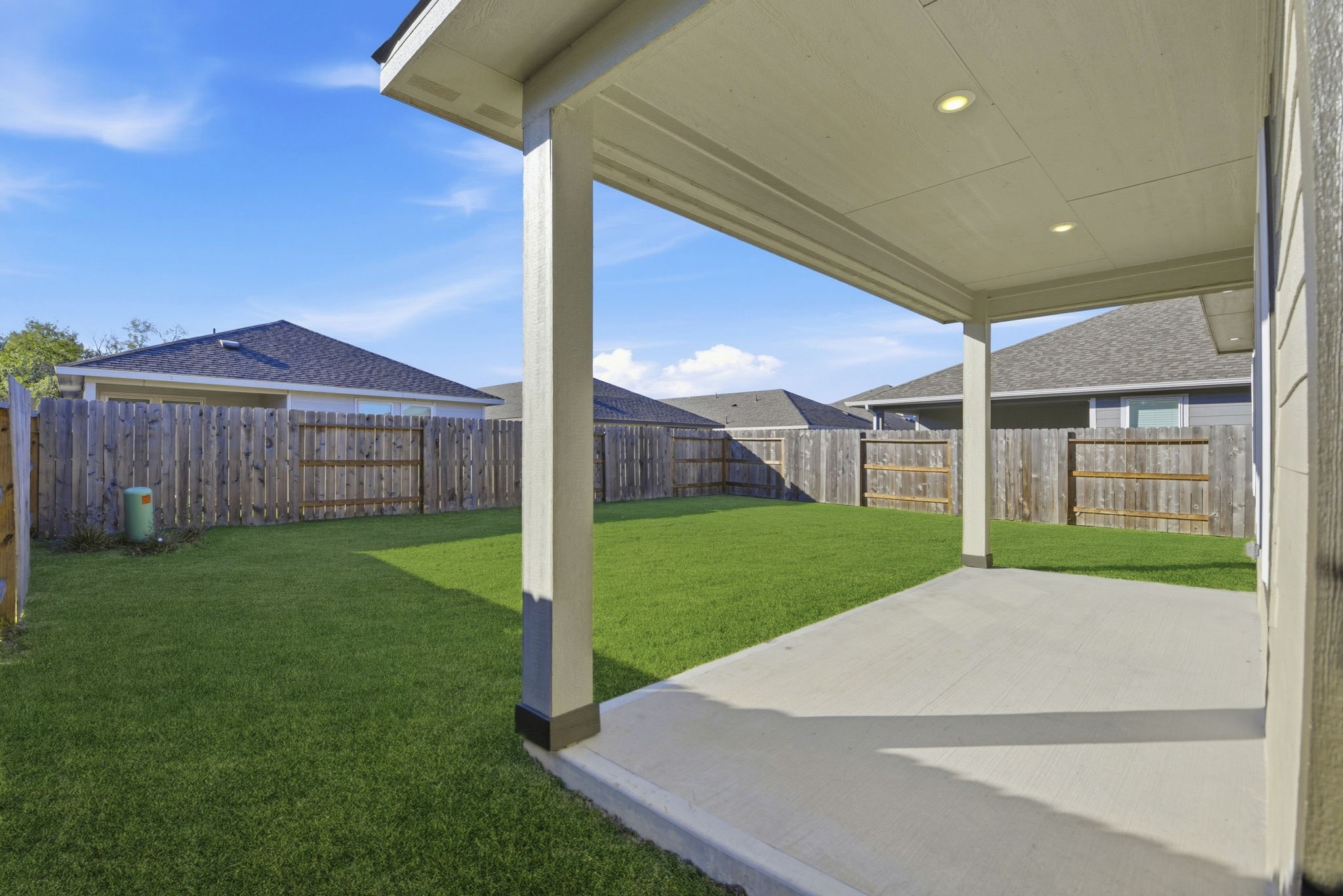 18623 Frost Ridge Drive Crosby, TX 77532 - Photo 38 of 40 a view of a house with a yard and porch