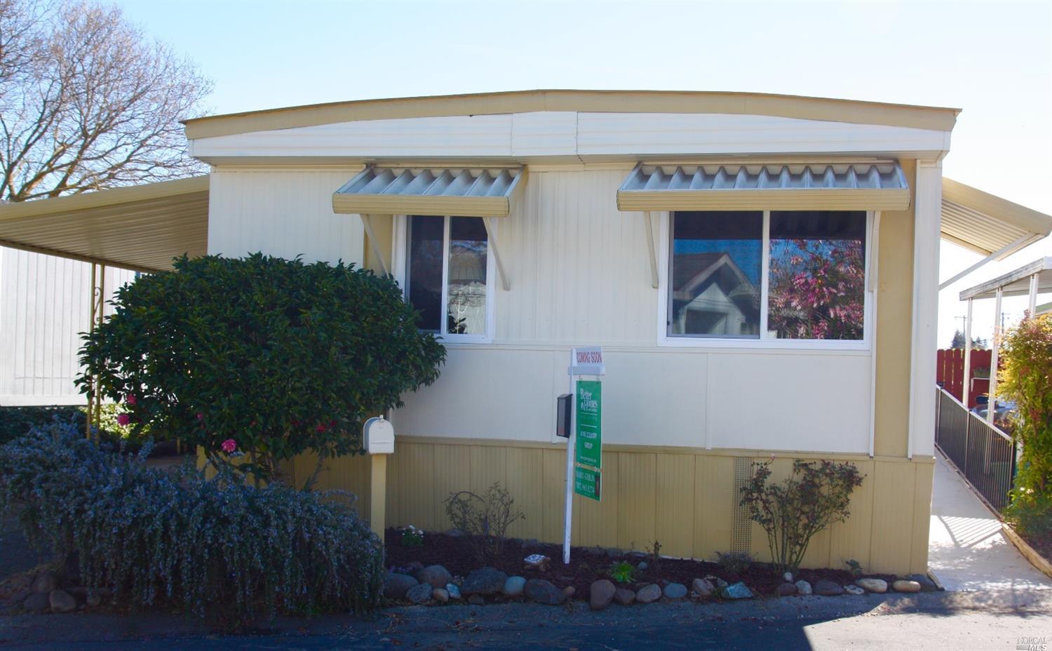 5334 Rexford Way, Unit 5334 Santa Rosa, CA 95403 - Photo 1 of 1 Cute front to a very affordable mobile home!